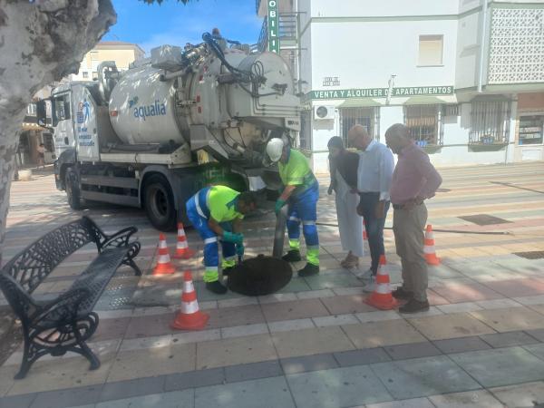 Más de 32.000 kilos de residuos extraídos de las alcantarillas de Lepe en lo que va de año